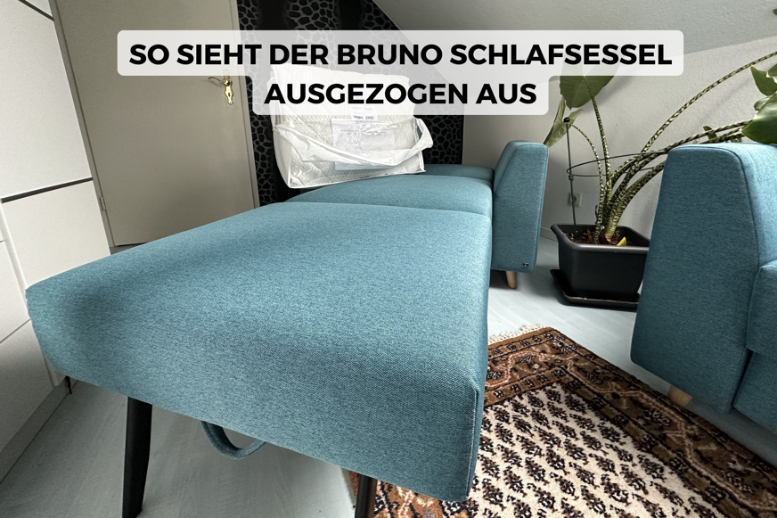 Bruno Schlafsessel ausgezogen